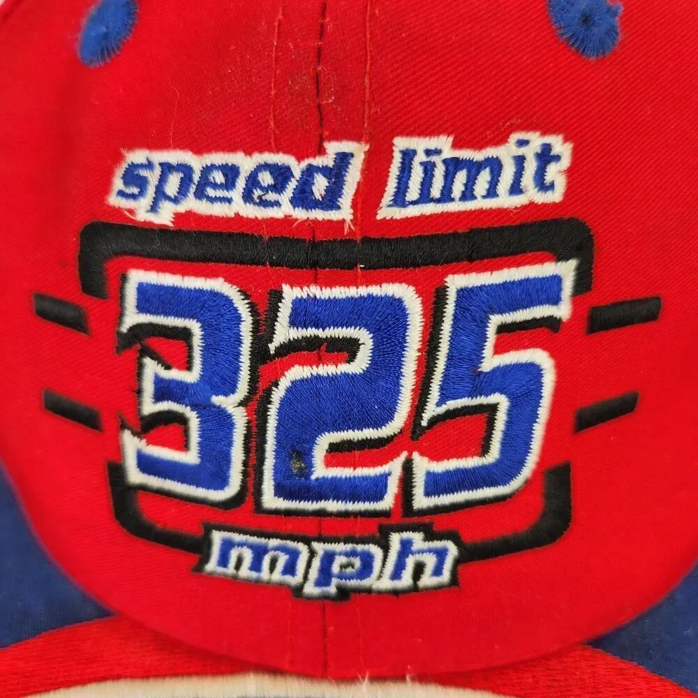 VTG Logo 7 NHRA Winston Drag Racing Snapback Hat Cap Red 325 MPH Speed Limit USA